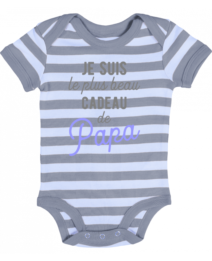 Body Bebe A Rayures Cadeau De Papa Humour Par Original T Shirt