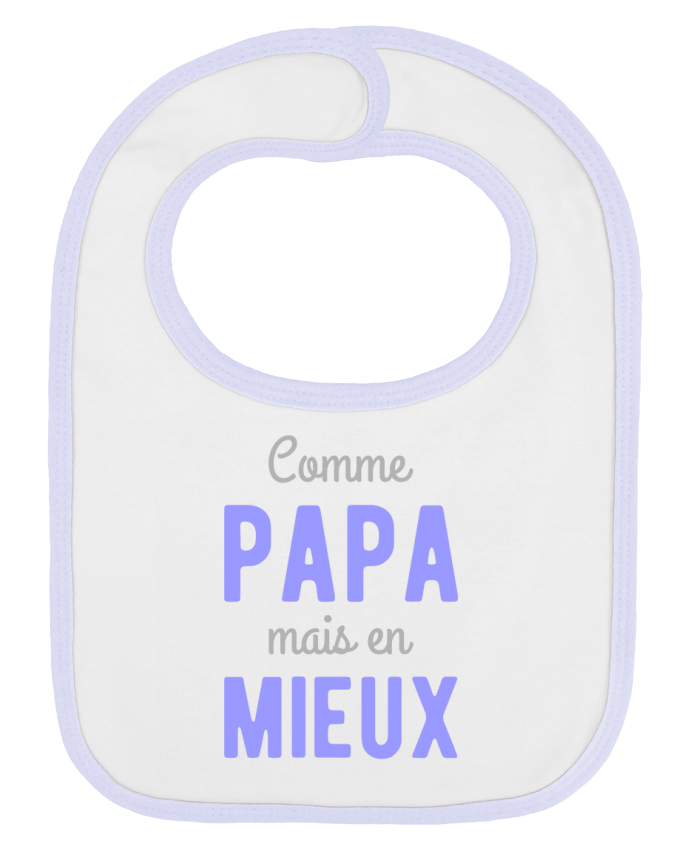 Bavoir Uni Et Contraste Comme Papa En Mieux