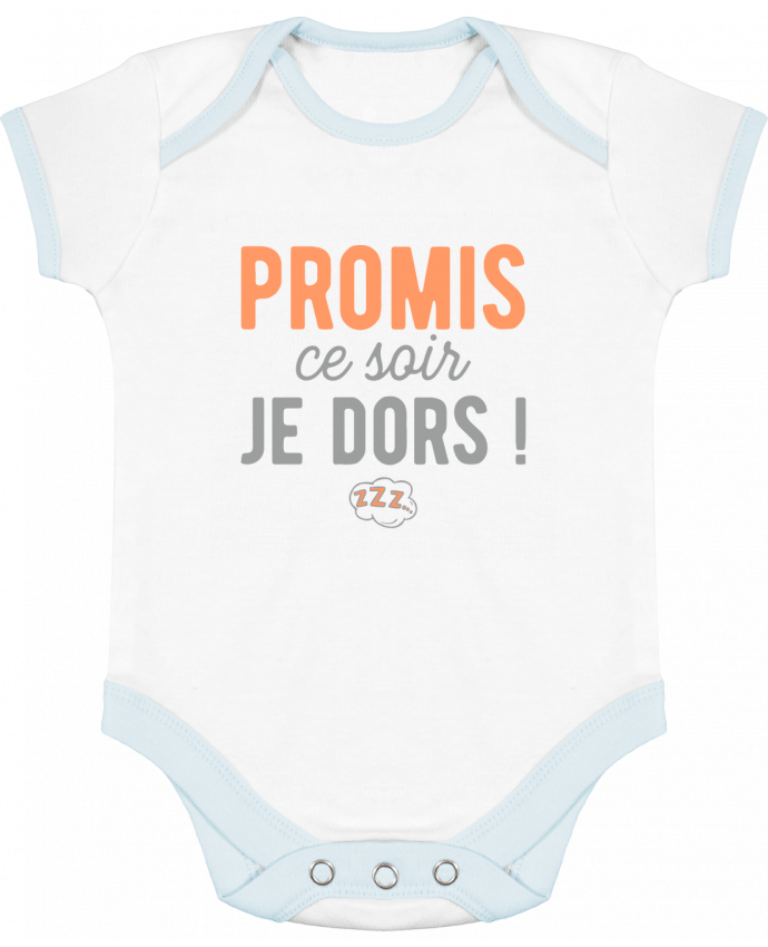 Body Bebe Contraste Ce Soir Je Dors Humour Naissance Original T Shirt