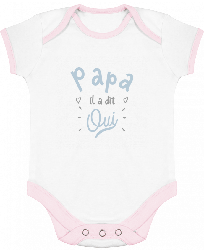 Body Bebe Contraste Papa Il A Dit Oui Cadeau Naissance Bebe Original T Shirt Body Bebe Contraste Papa Il A Dit Oui Cadeau Naissance Bebe Original T Shirt