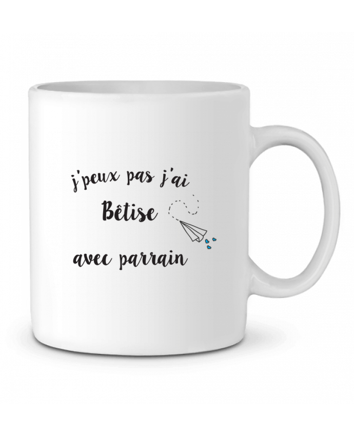 Mug En Ceramique J Peux Pas J Ai Betise Avec Parrain Mila Choux