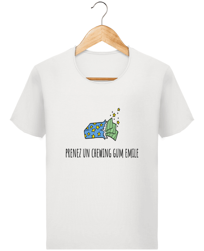 T-shirt Homme vintage Prenez un chewing gum Emile, citation film la cité de  la peur. par Mlle Coco