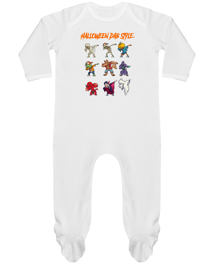 Pyjama Bebe Manches Longues Contraste Halloween Dab Style Fred Design