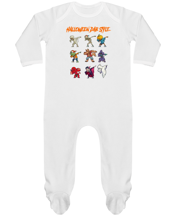 Pyjama Bebe Manches Longues Contraste Halloween Dab Style Fred Design Pyjama Bebe Manches Longues Contraste Halloween Dab Style Fred Design
