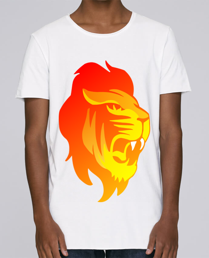 t shirt homme orange