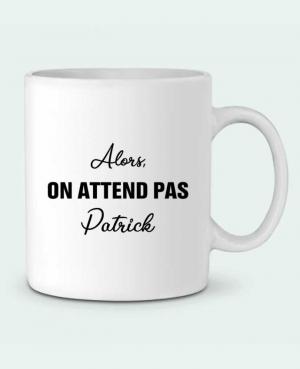 Débardeur Humour Camping Femme - « On Attend Pas Patrick » - Coupe Classique, Coton Léger