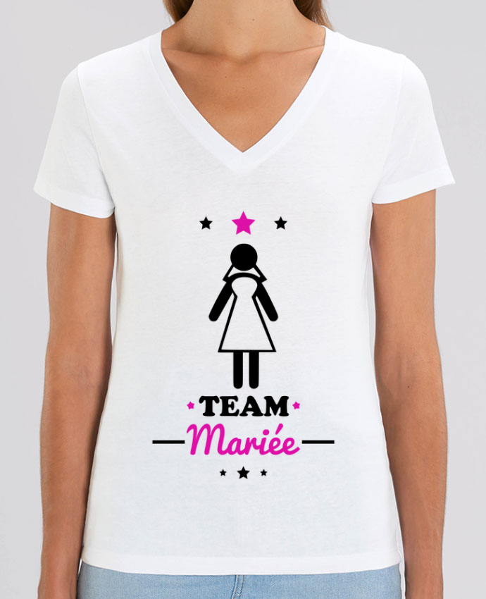 Tee Shirt Femme Col V Stella Evoker Team Mariee Enterrement De Vie De Jeune Fille Coton Bio Tunetoo Tee Shirt Femme Col V Stella Evoker Team Mariee Enterrement De Vie De Jeune Fille Coton Bio Tunetoo