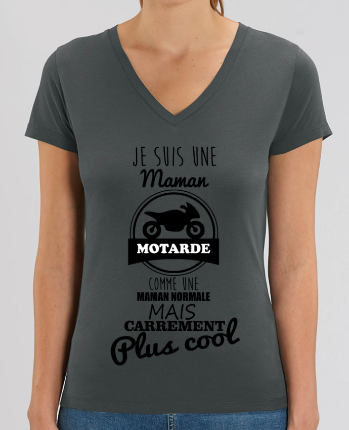 Tee Shirt Femme Col V Stella Evoker Maman Motarde Cadeau Mere Moto Coton Bio Tunetoo Tee Shirt Femme Col V Stella Evoker Maman Motarde Cadeau Mere Moto Coton Bio Tunetoo