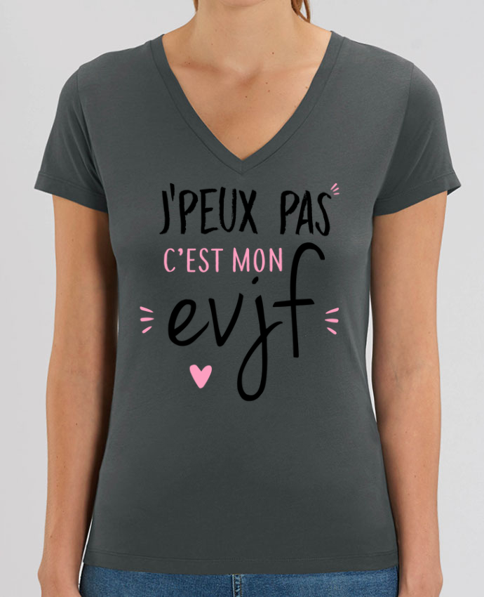 Tee Shirt Femme Col V Stella Evoker J Peux Pas C Est Mon Evjf Coton Bio Tunetoo Tee Shirt Femme Col V Stella Evoker J Peux Pas C Est Mon Evjf Coton Bio Tunetoo