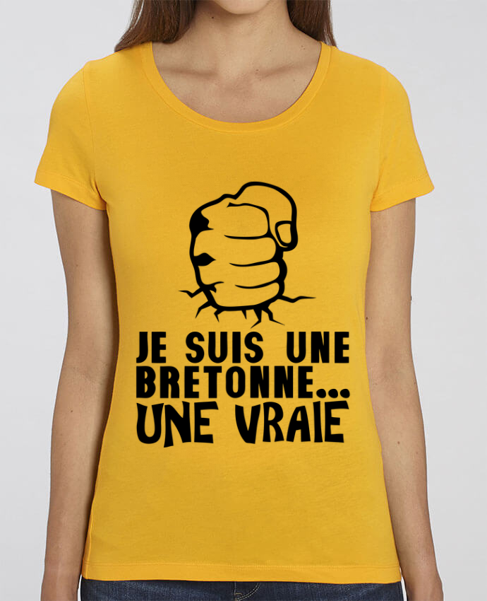 T Shirt Essentiel Stella Jazzer Bretonne Vrai Citation Humour Breton Poing Fermer Cadeau Tunetoo