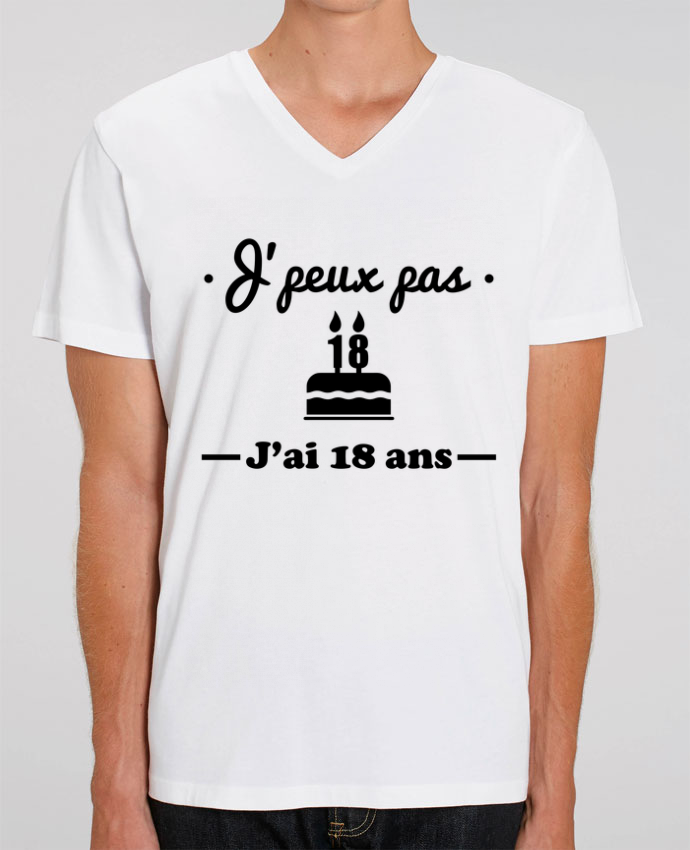 Tee Shirt Homme Col V Stanley Presenter J Peux Pas J Ai 18 Ans Cadeau D Anniversaire Idee Cadeau Tunetoo Tee Shirt Homme Col V Stanley Presenter J Peux Pas J Ai 18 Ans Cadeau D Anniversaire Idee Cadeau Tunetoo