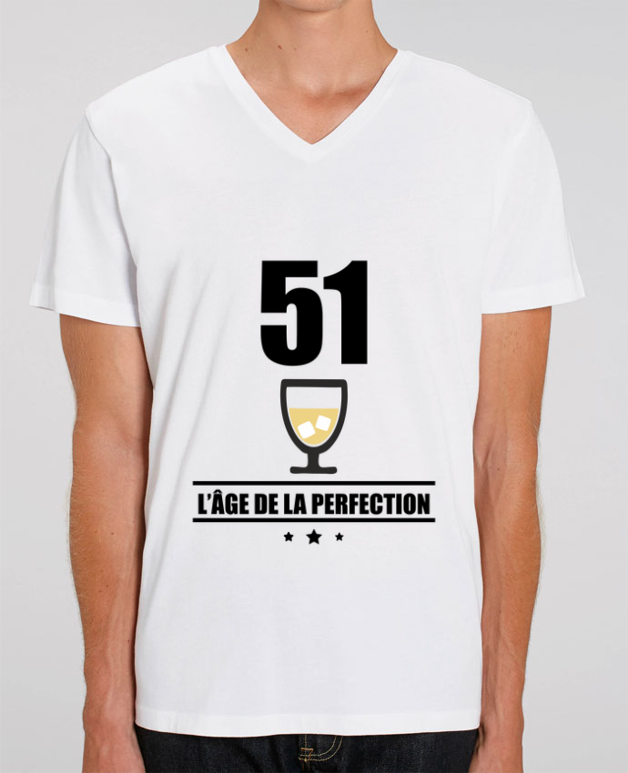 Tee Shirt Homme Col V Stanley Presenter 51 Ans Age De La Perfection Pastis Anniversaire Idee Cadeau Tunetoo Tee Shirt Homme Col V Stanley Presenter 51 Ans Age De La Perfection Pastis Anniversaire Idee Cadeau Tunetoo
