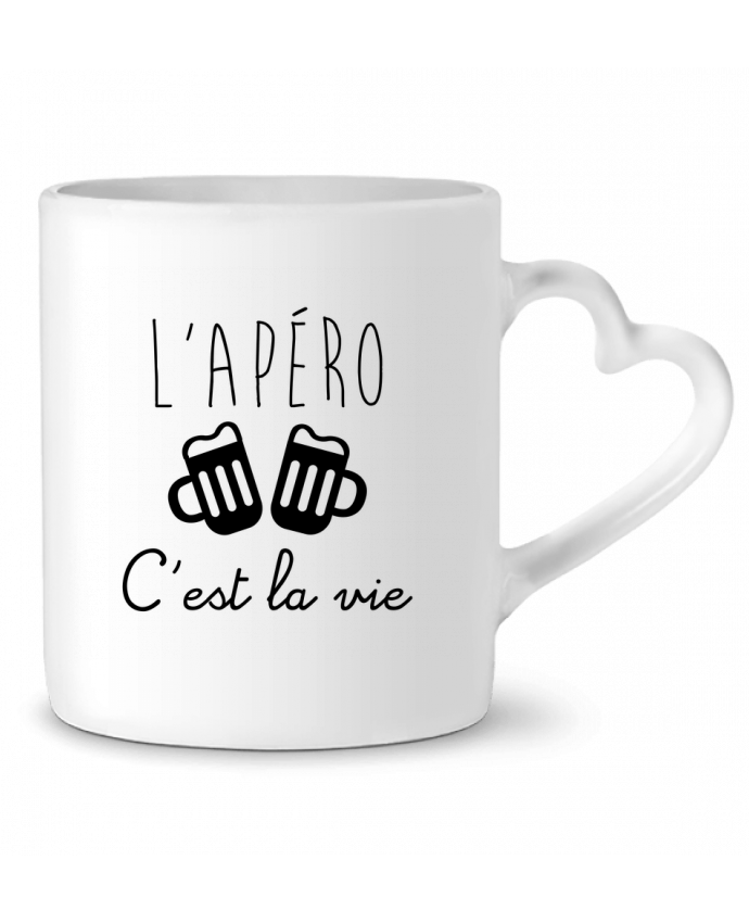 Mug Coeur L Apero C Est La Vie Humour Alcool Drole Benichan
