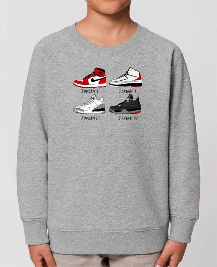 Sweat Enfant Col Rond Coton STANLEY MINI SCOUTER Best of Jordan