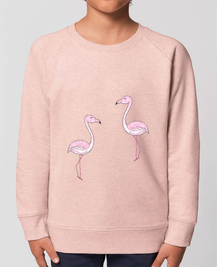 Sweat shirt enfant Flamant Rose Dessin Par K creatif