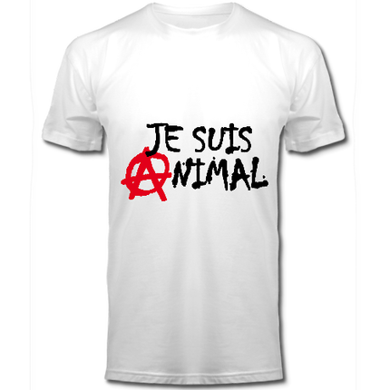 T-Shirt homme/blanc/bio