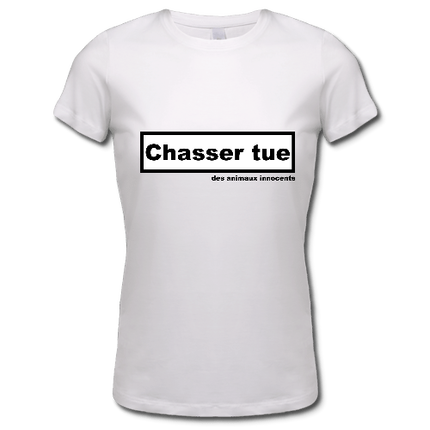T-shirt femme/blanc/bio