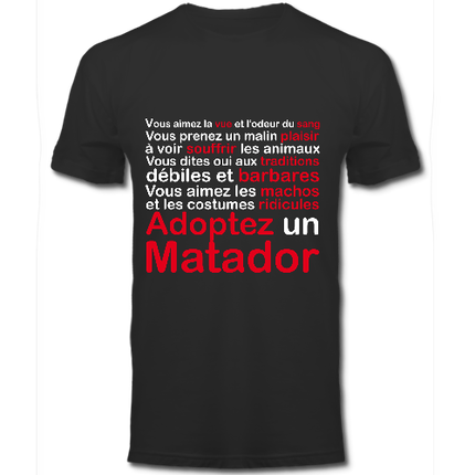 T-Shirt homme/noir/bio