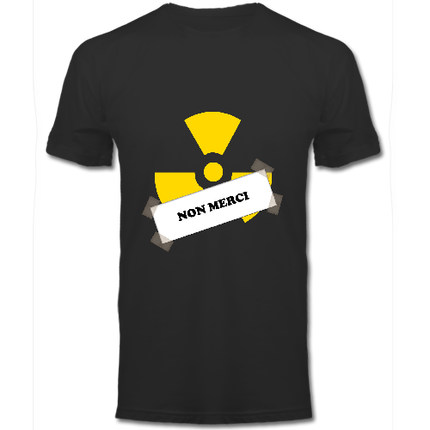 T-Shirt homme/noir/bio