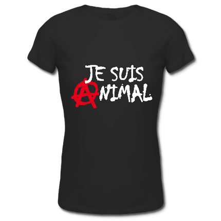 T-shirt femme/noir/bio