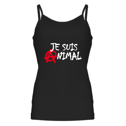 Débardeur à bretelles/femme/noir