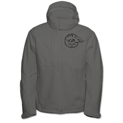 Veste soft shell a capuche homme grey