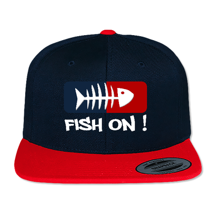 Casquette type snapback officielle Fish On