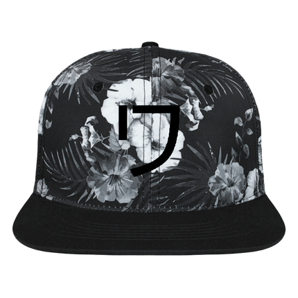 Black Casquette Flowers