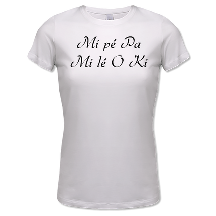 t-shirt fenm mi pé pa