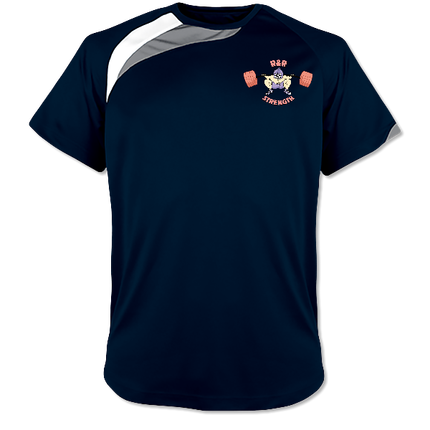T-shirt entrainement bleu marine