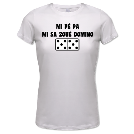 T-shirt fenm domino