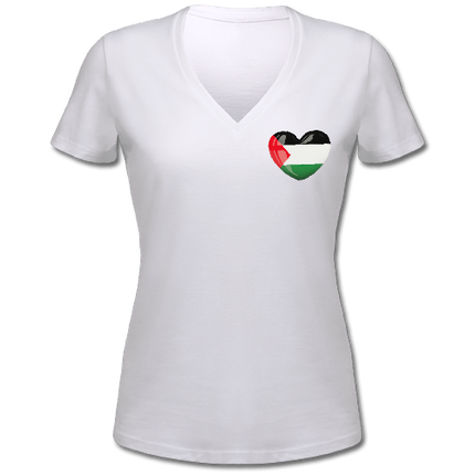T-Shirt Femme - Coeur Palestine