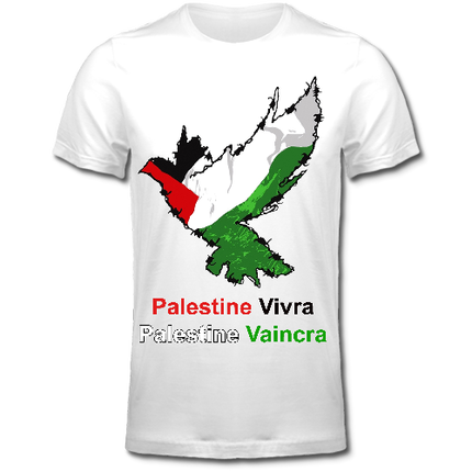 T-Shirt Homme -  Palestine Vivra