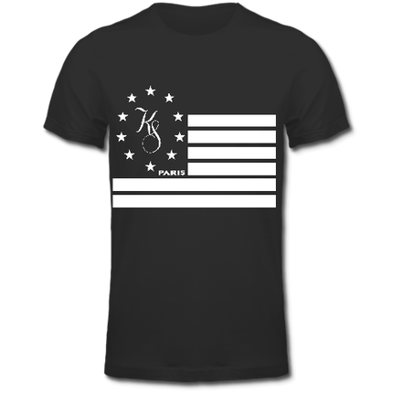 Drapeau KS 150gr/m2 - Noir et Blanc - Noir - Homme