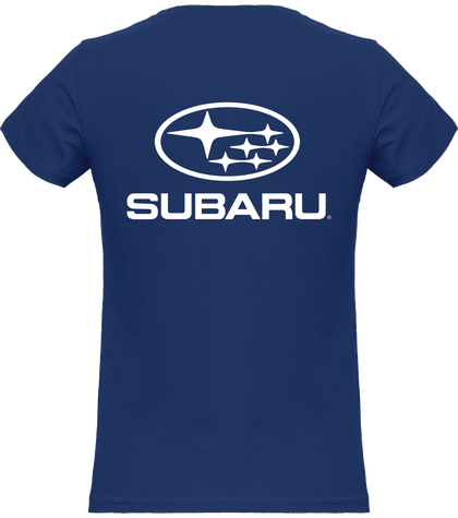 Tshirt Subaru logo (Dos) (F)