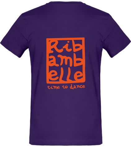 T-shirt homme ajusté Ribambelle violet