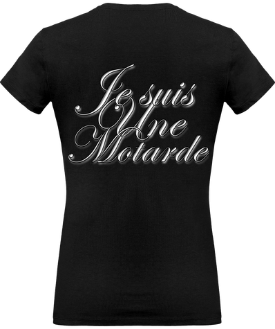 T-shirt femme je suis une motarde