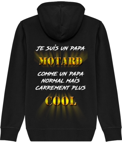Sweat homme papa motard