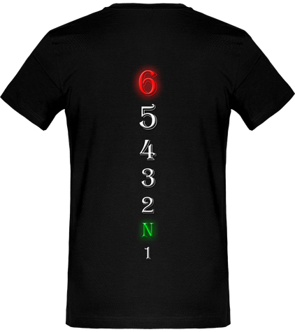 T-shirt homme boite de vitesse