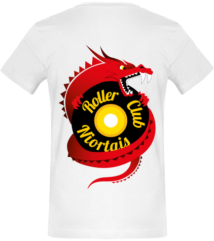 T-shirt Roller Club Niortais - Logo dos