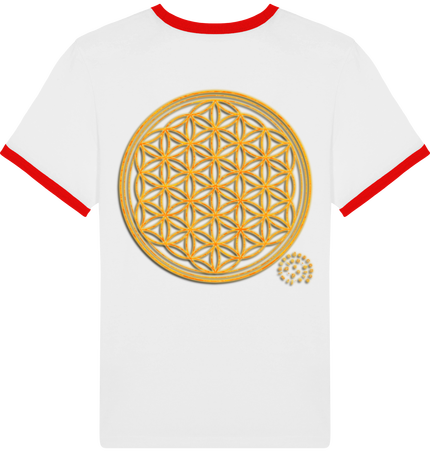 T-shirt Fleur de Vie 100% coton BIO - Ringer
