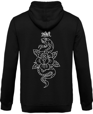 Sweat à capuche Unisexe serpent old school