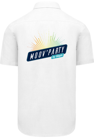 Chemise Manches courtes homme Moov Party arrière
