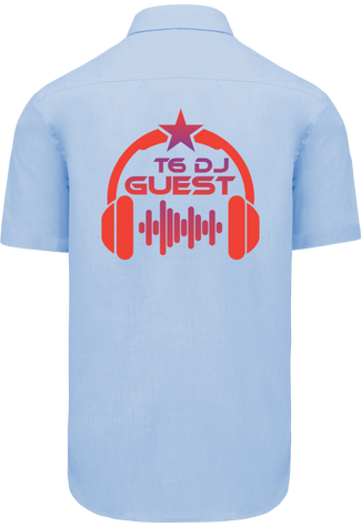 Chemise Manches courtes homme T6 DJ Guest arrière