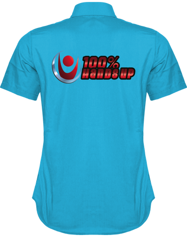 Chemise Manches Courtes Femme 100% hands up arrière