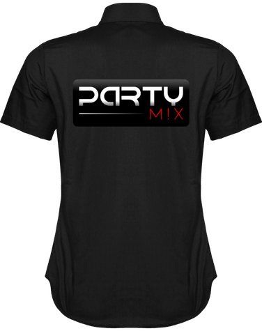 Chemise Manches Courtes Femme Party Mix arrière