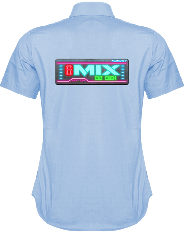 Chemise Manches Courtes Femme 6mix dos