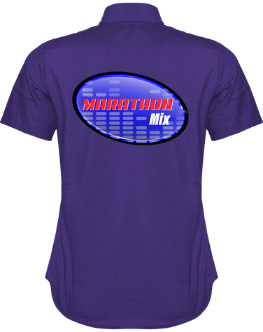 Chemise Manches Courtes Femme Marathon Mix dos