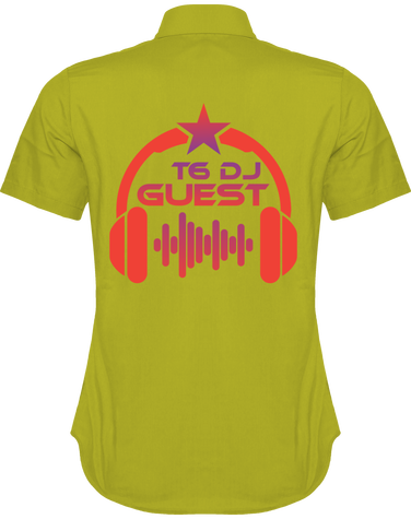 Chemise Manches Courtes Femme T6 DJ Guest dos