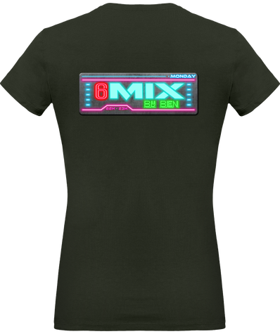  T-shirt Col V Femme 6mix arrière